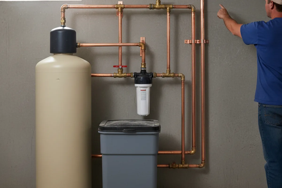 Whole-house water treatment system installed in Saint Pauls