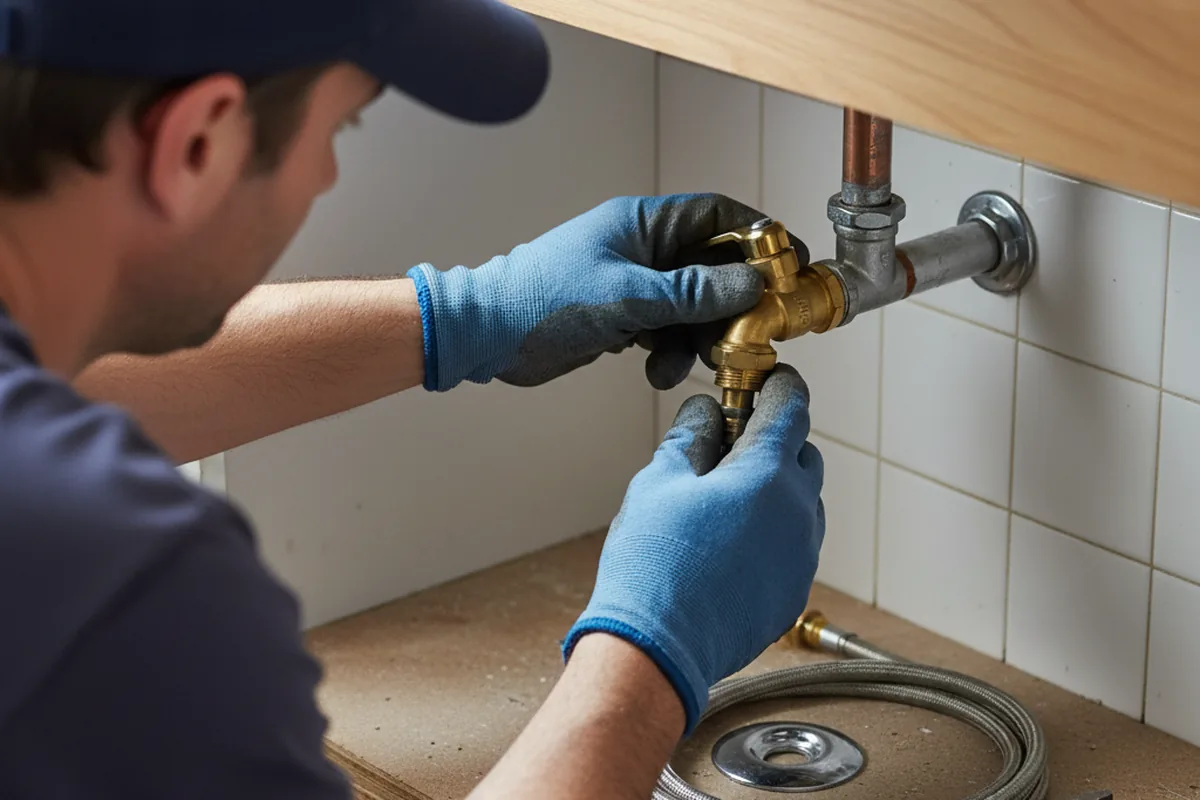 Shutoff valve and fitting work during Faucet and Fixture Repair in Saint Pauls